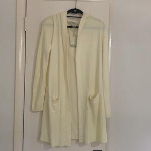 NWT Barefoot Dreams Pearl Cozychic Hooded Cardi